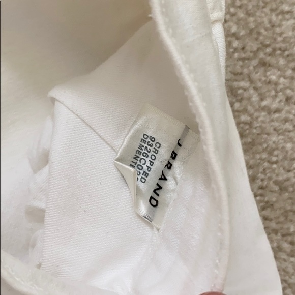J BRAND white ankle jeans - Picture 8 of 8